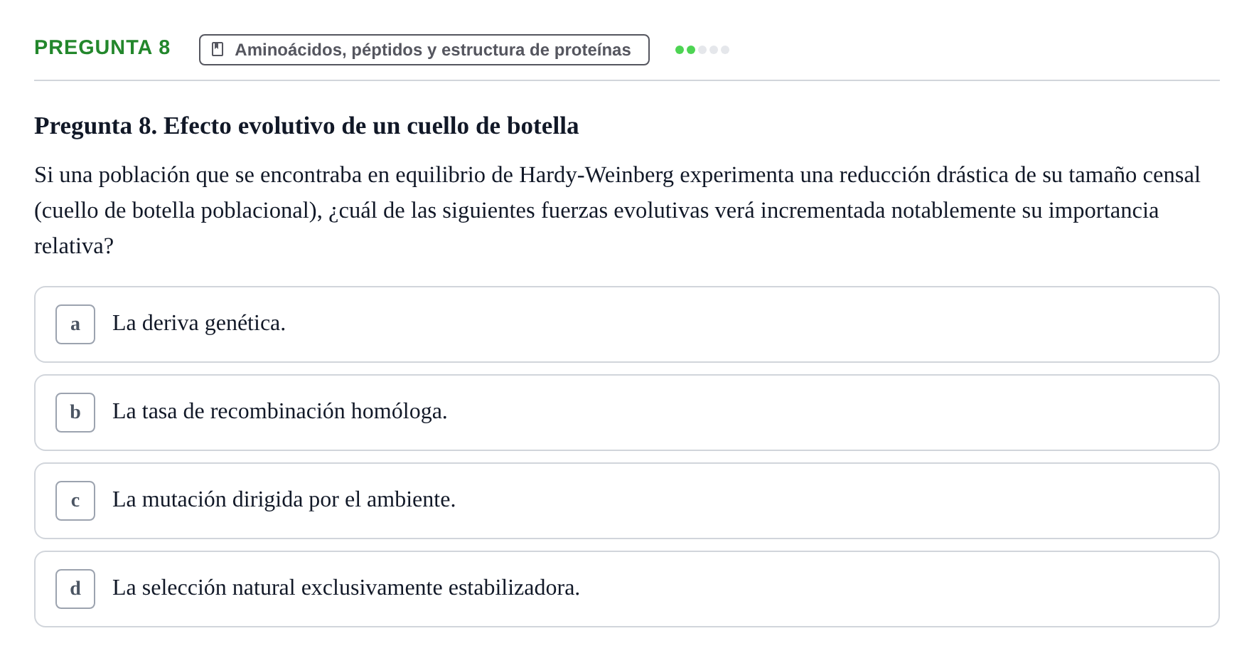 Enunciado: Pregunta 8