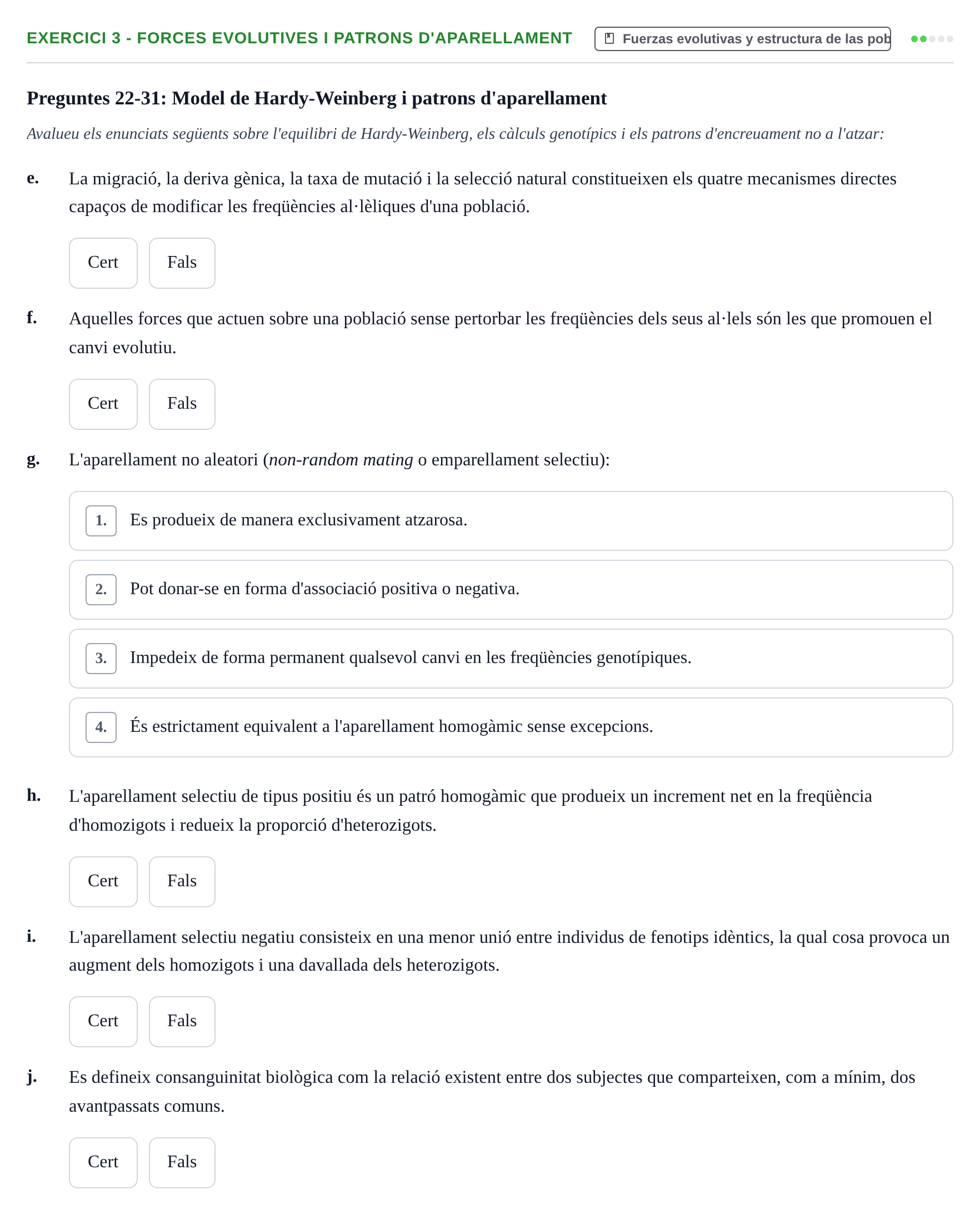 Enunciado: Ejercicio 3 - Forces evolutives i patrons d'aparellament · Antropología Biológica UB Avaluació Bloc II: Genètica de Poblacions i Variabilitat Humana