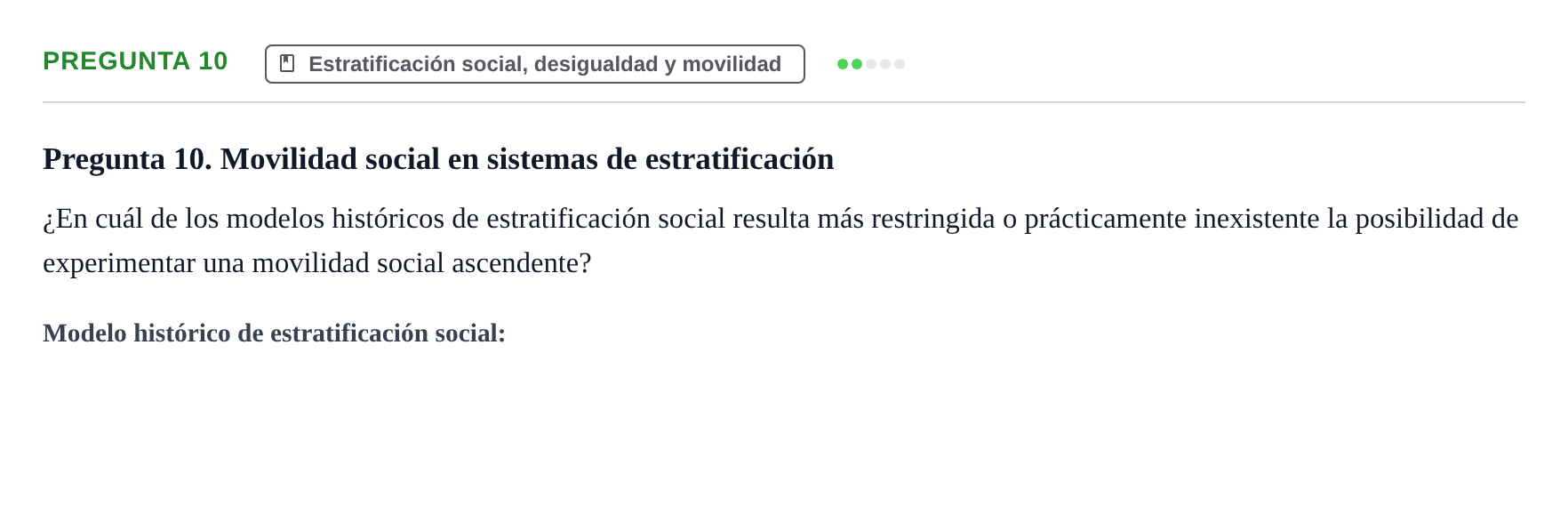 Enunciado: Pregunta 10 · Introducció a la Sociologia UB 2022