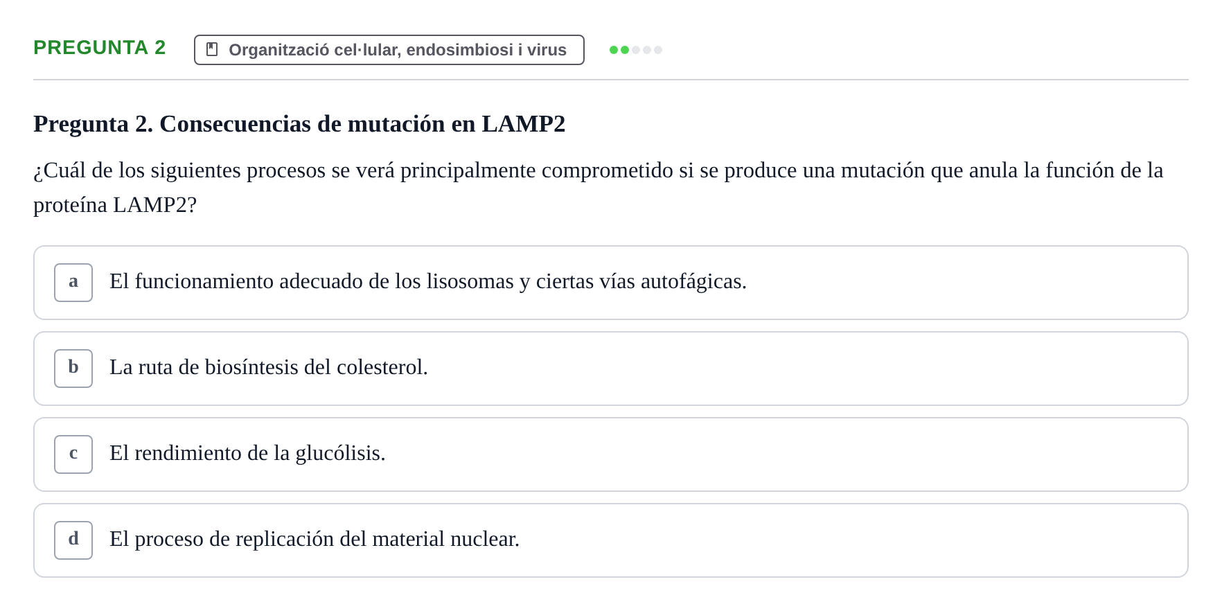 Enunciado: Pregunta 2