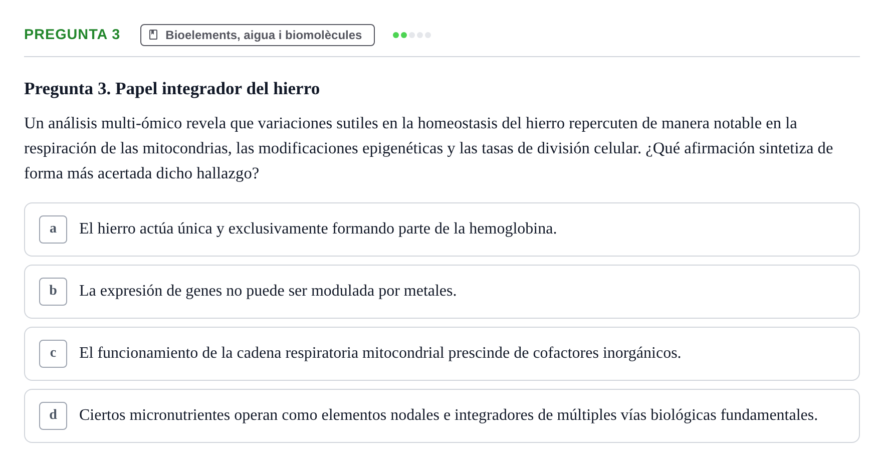 Enunciado: Pregunta 3