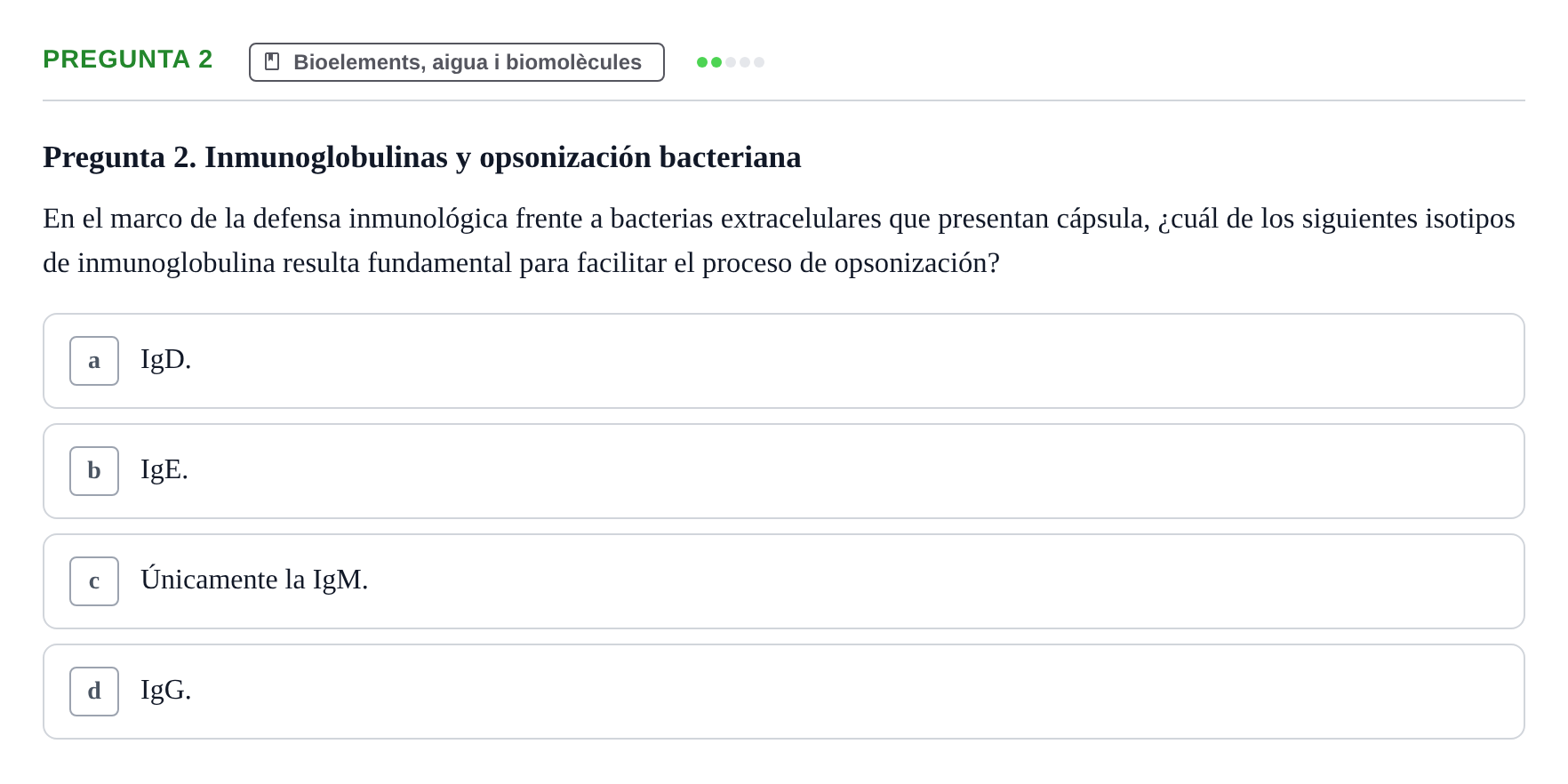 Enunciado: Pregunta 2