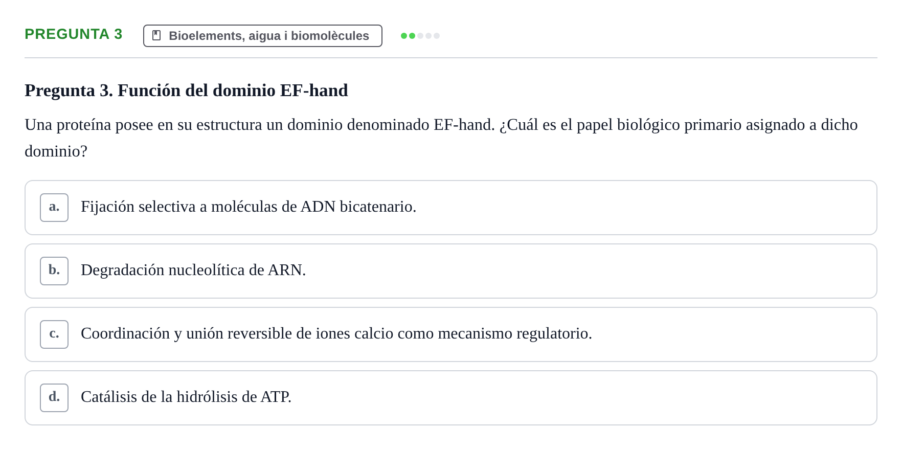Enunciado: Pregunta 3