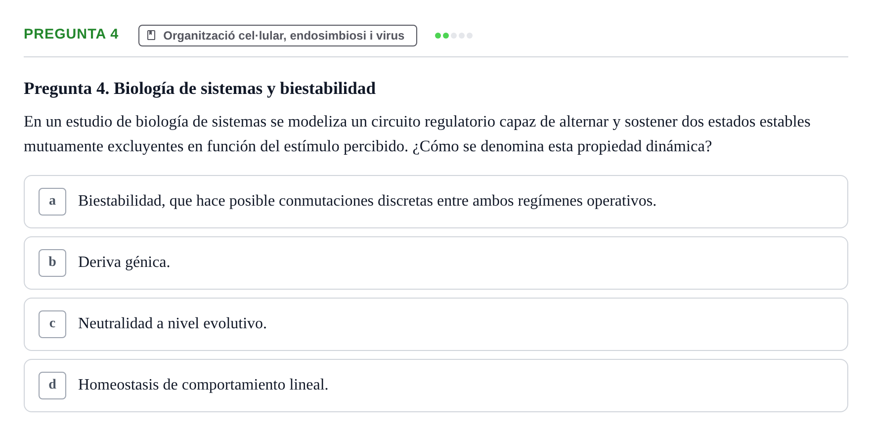Enunciado: Pregunta 4