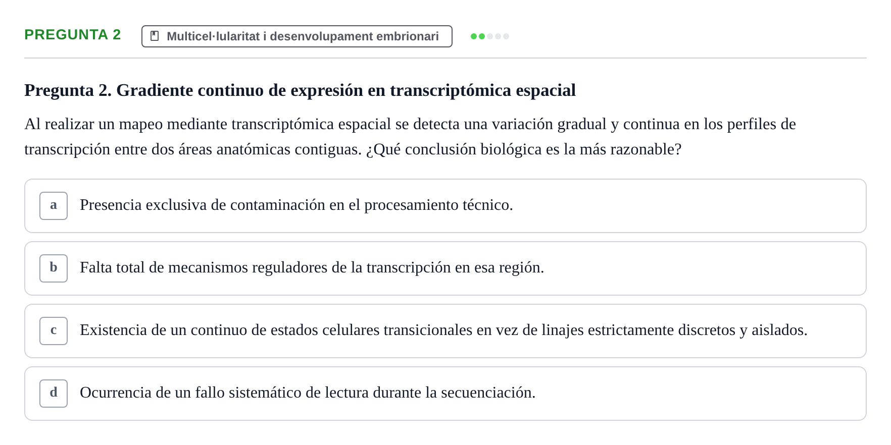 Enunciado: Pregunta 2