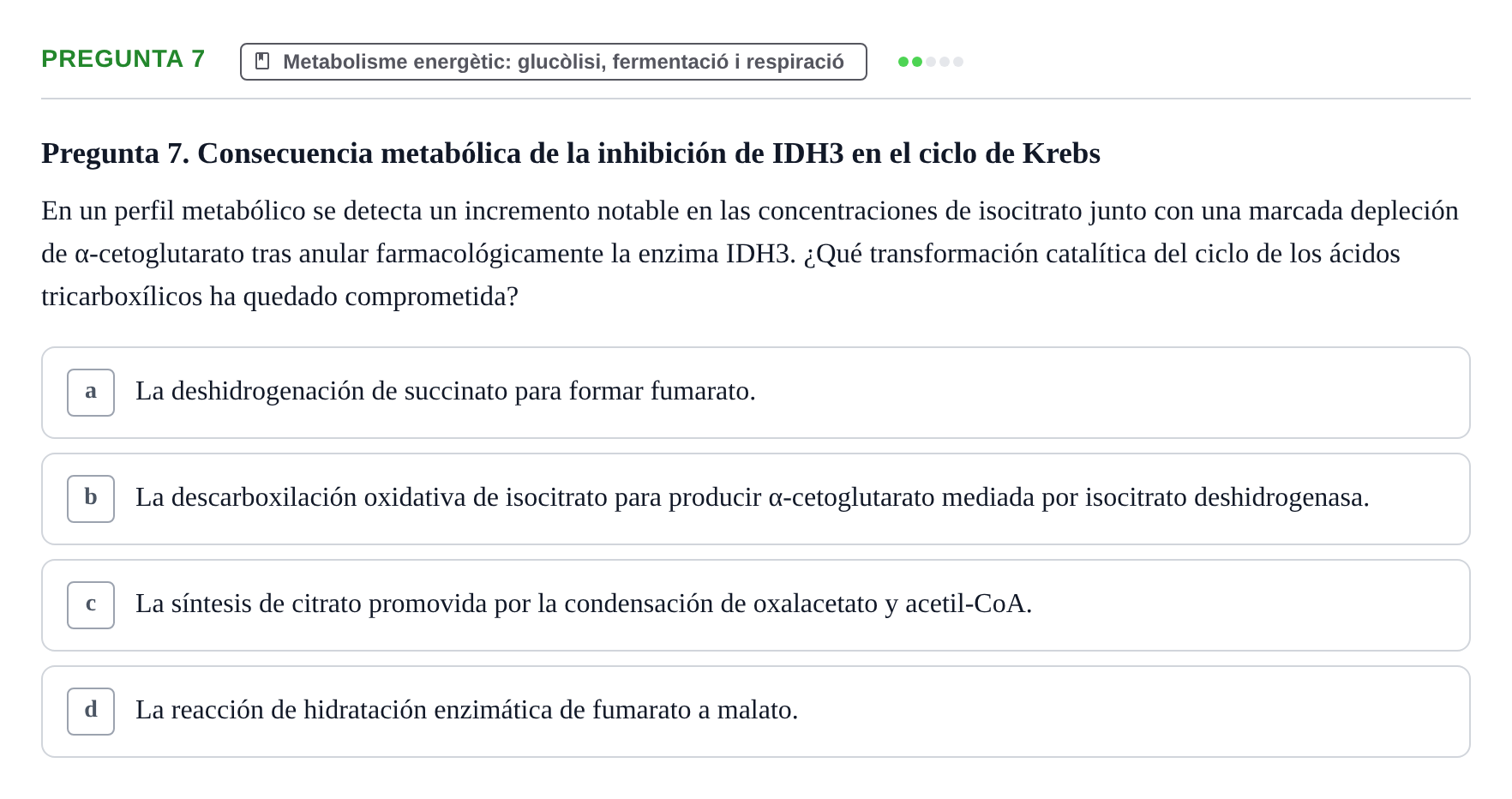 Enunciado: Pregunta 7