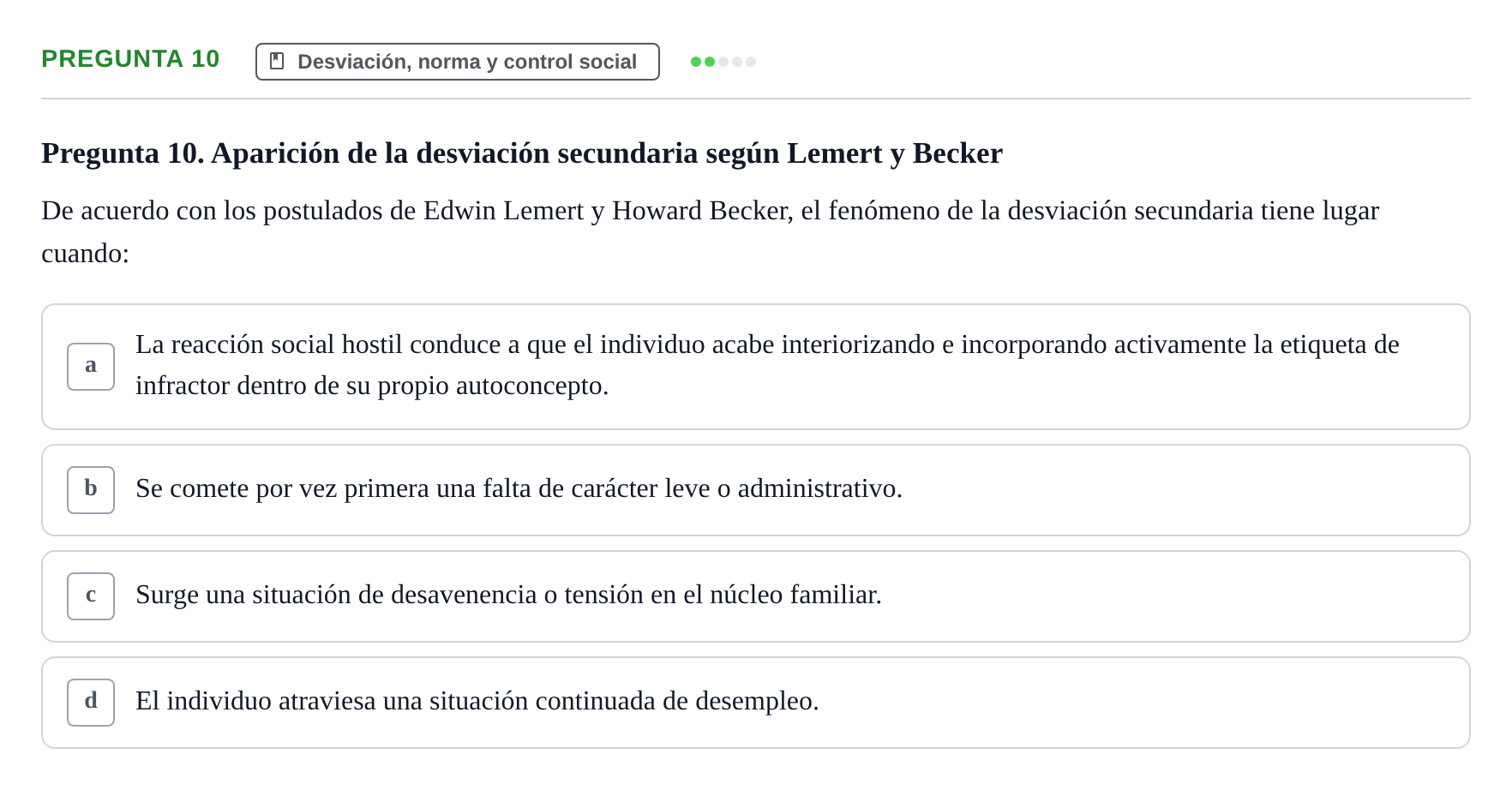 Enunciado: Pregunta 10