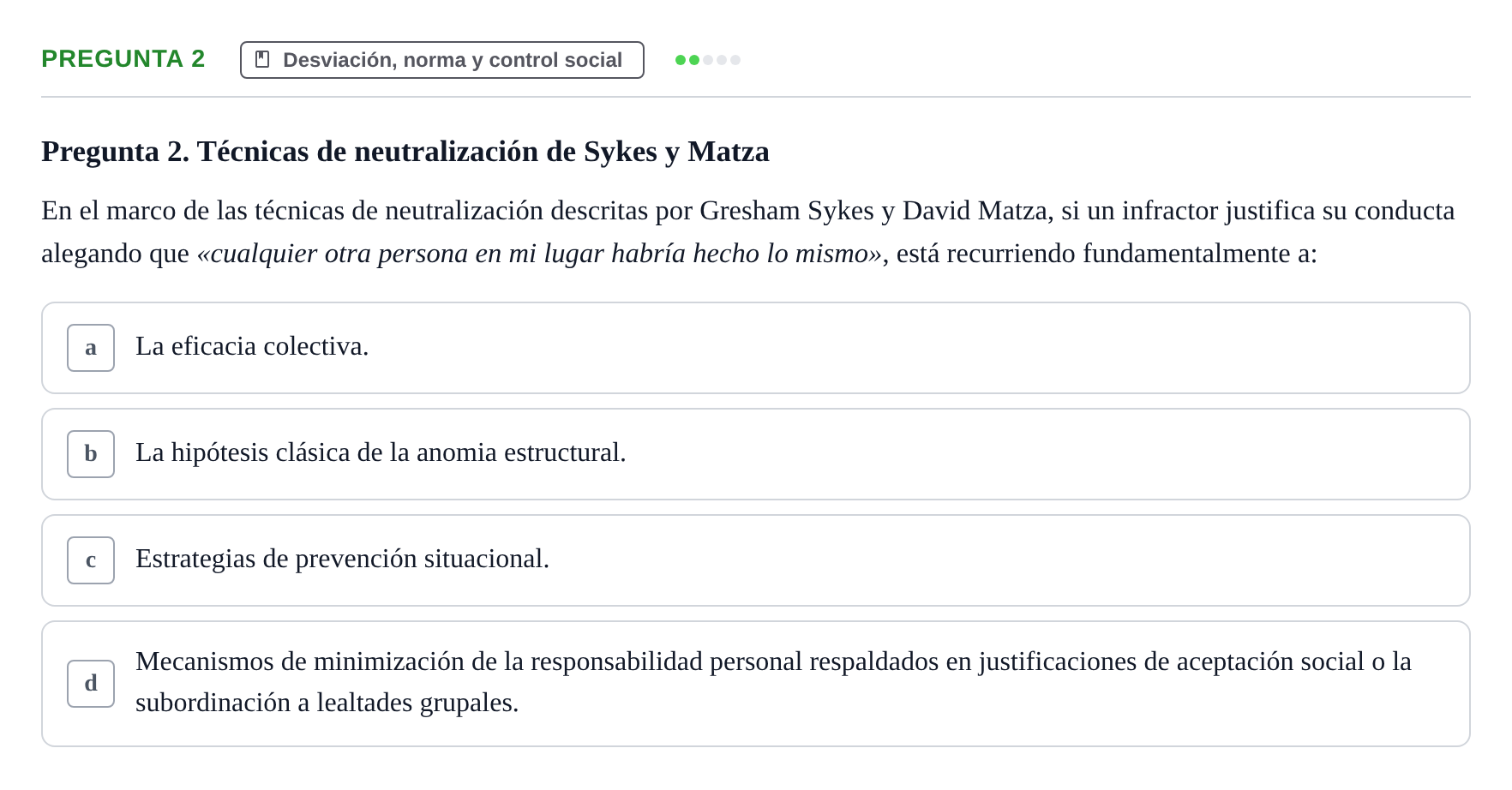 Enunciado: Pregunta 2