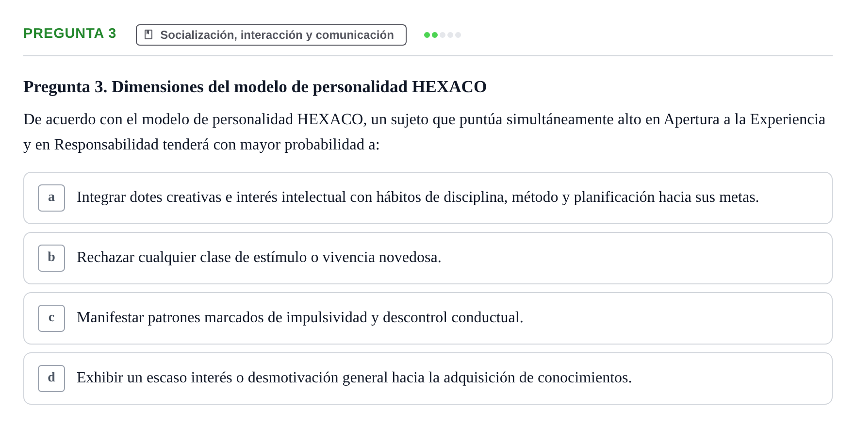 Enunciado: Pregunta 3
