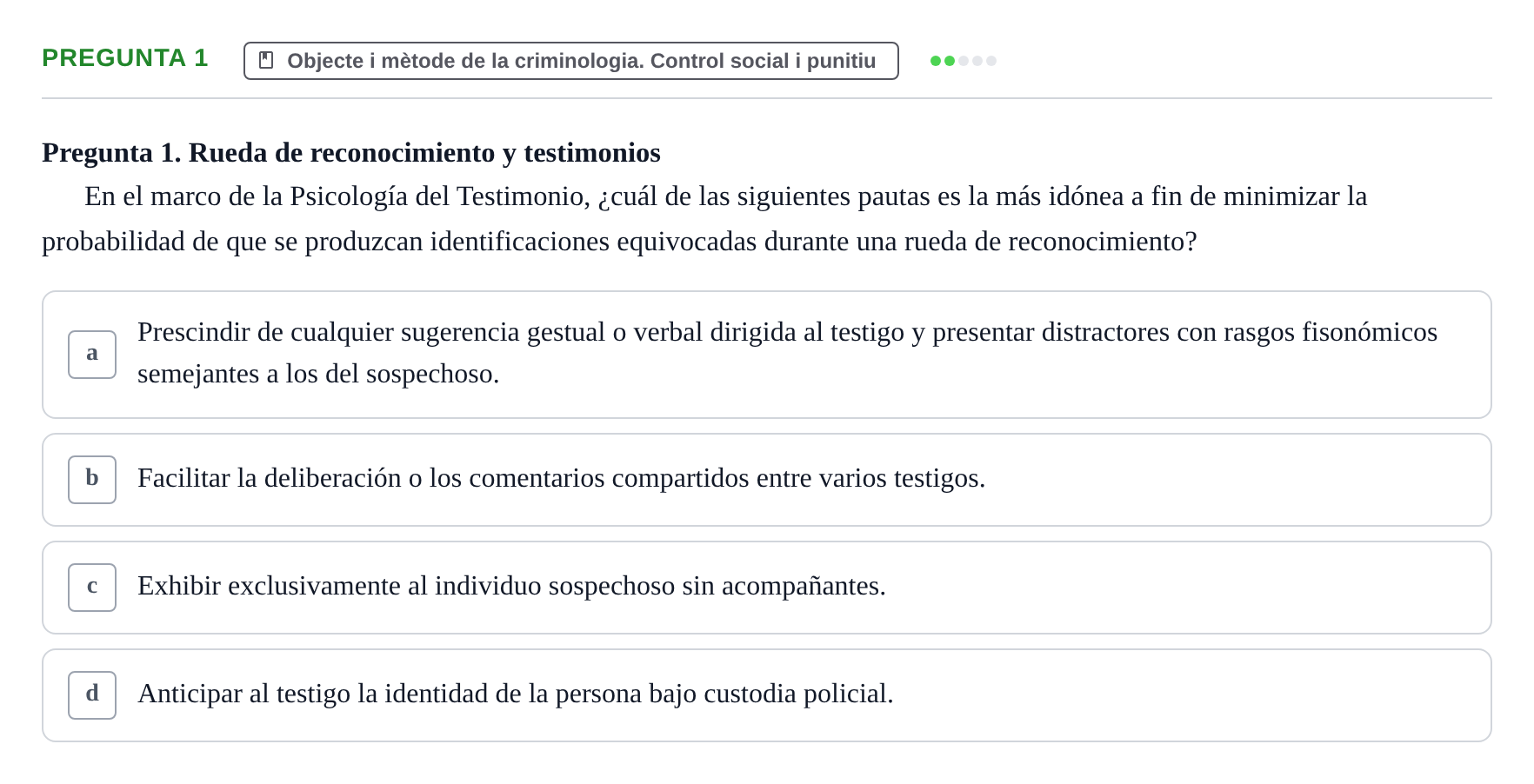 Enunciado: Pregunta 1