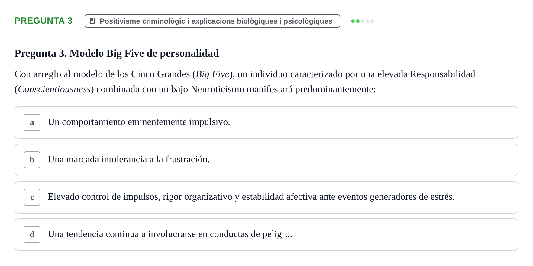 Enunciado: Pregunta 3