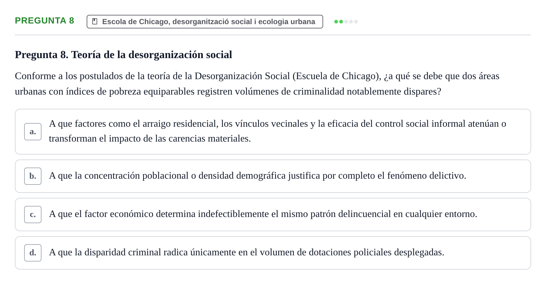 Enunciado: Pregunta 8