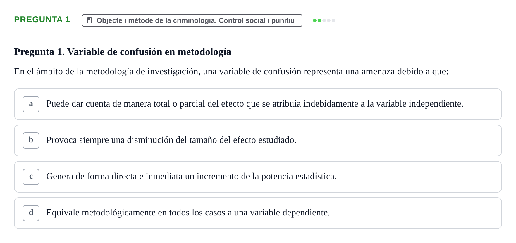 Enunciado: Pregunta 1