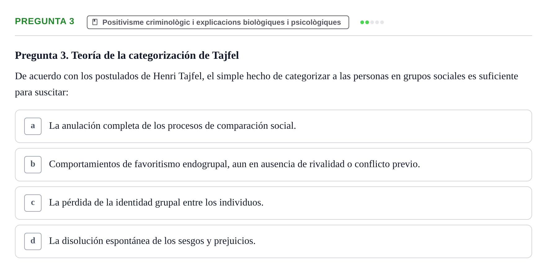 Enunciado: Pregunta 3