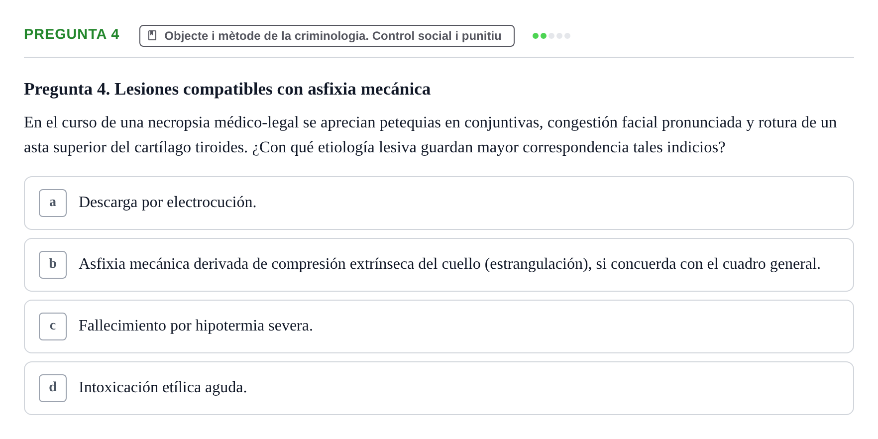 Enunciado: Pregunta 4