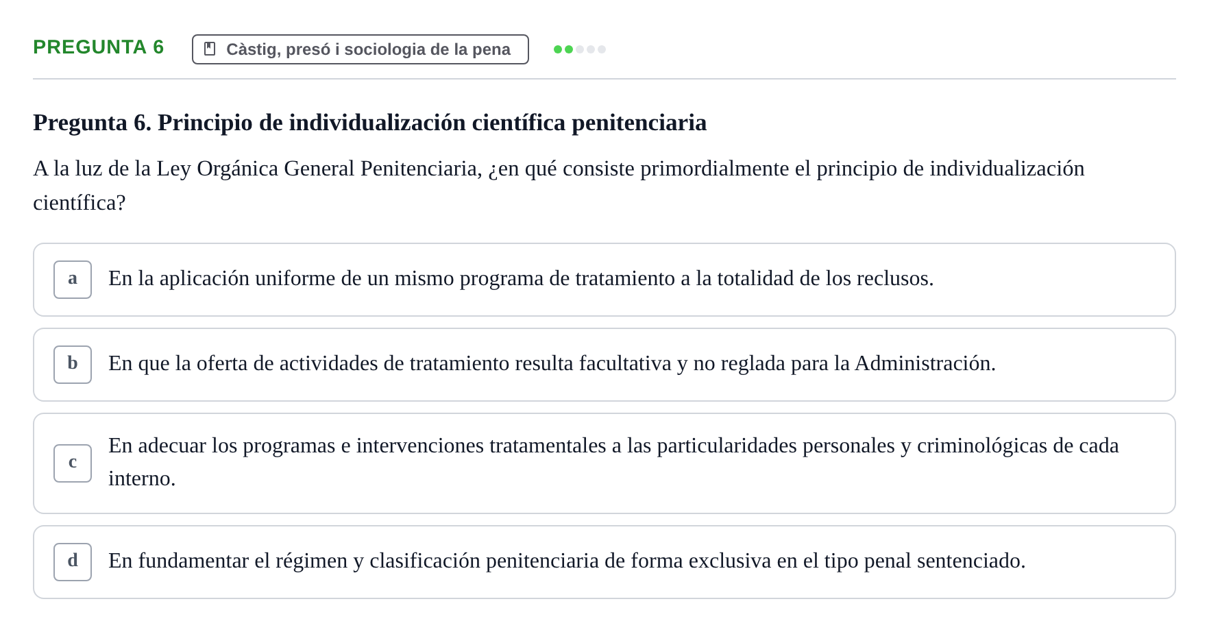 Enunciado: Pregunta 6