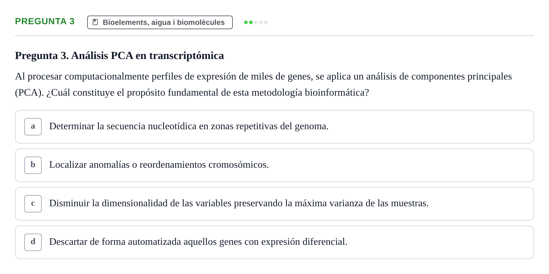 Enunciado: Pregunta 3
