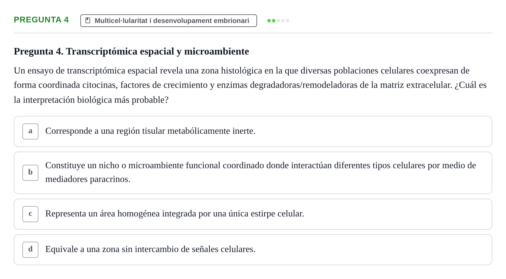 Enunciado: Pregunta 4