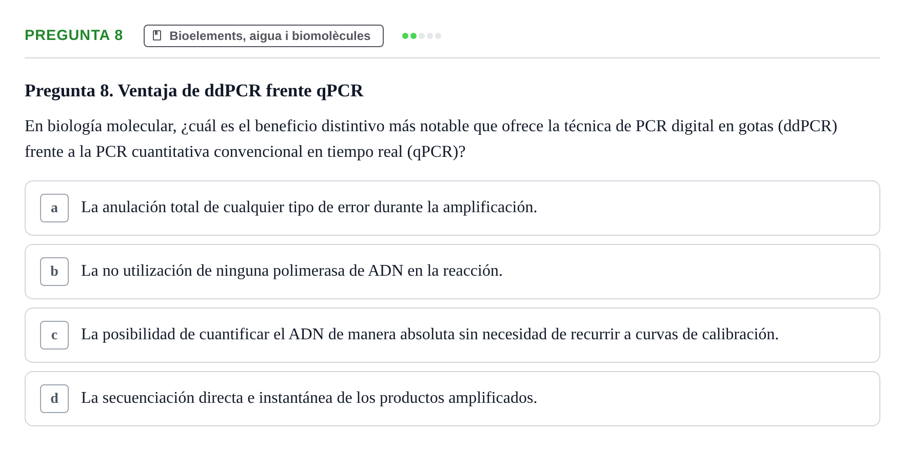 Enunciado: Pregunta 8