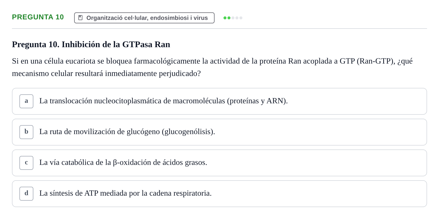 Enunciado: Pregunta 10