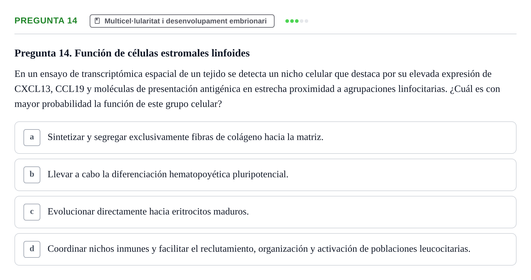 Enunciado: Pregunta 14
