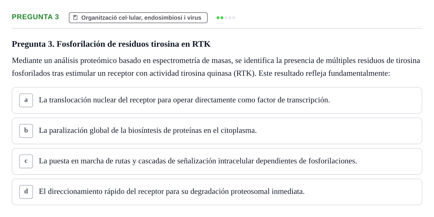 Enunciado: Pregunta 3