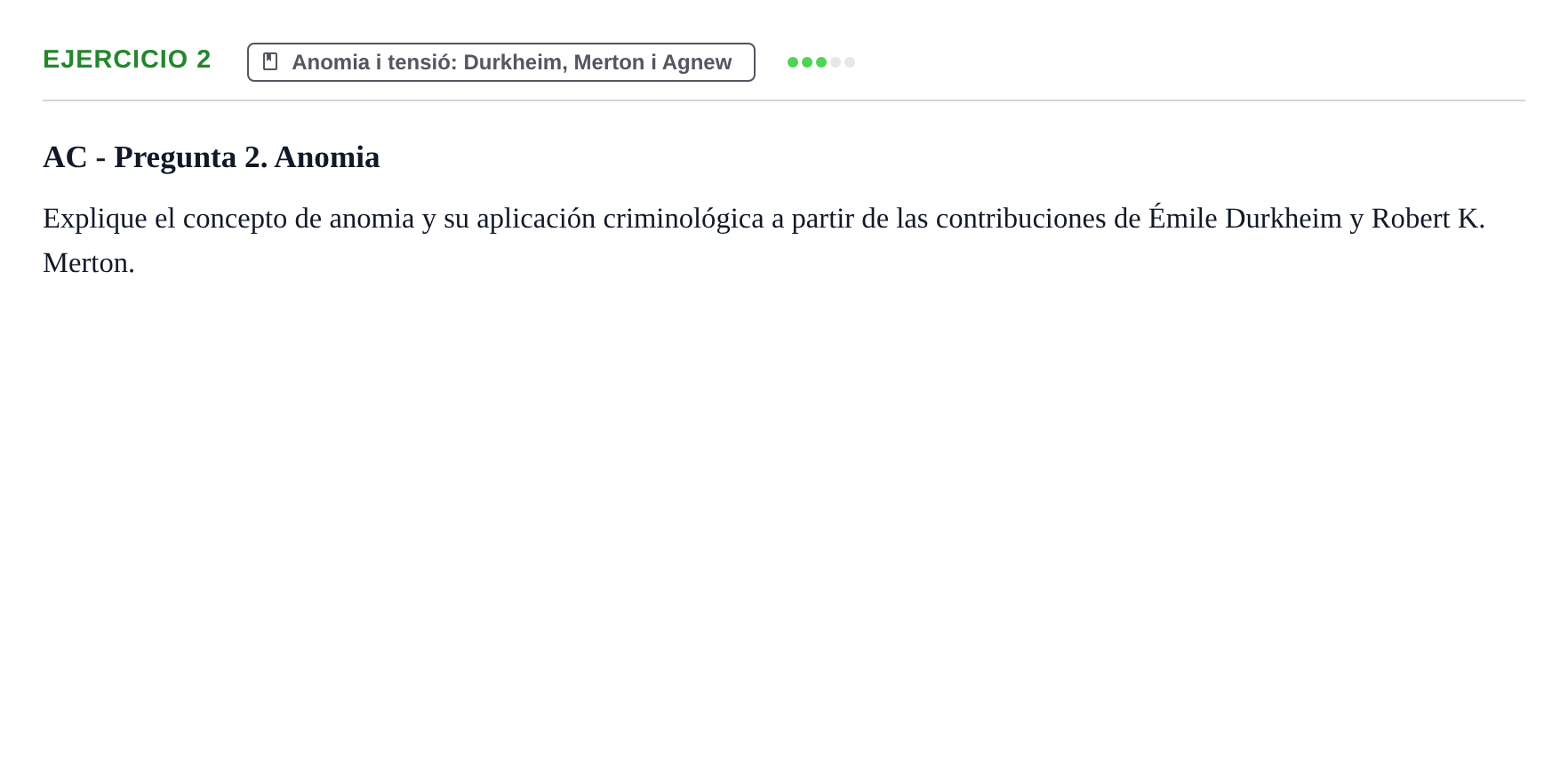 Enunciado: Problema 2 · Introducció a la Criminologia UB Examen final de síntesis (AC y AU)