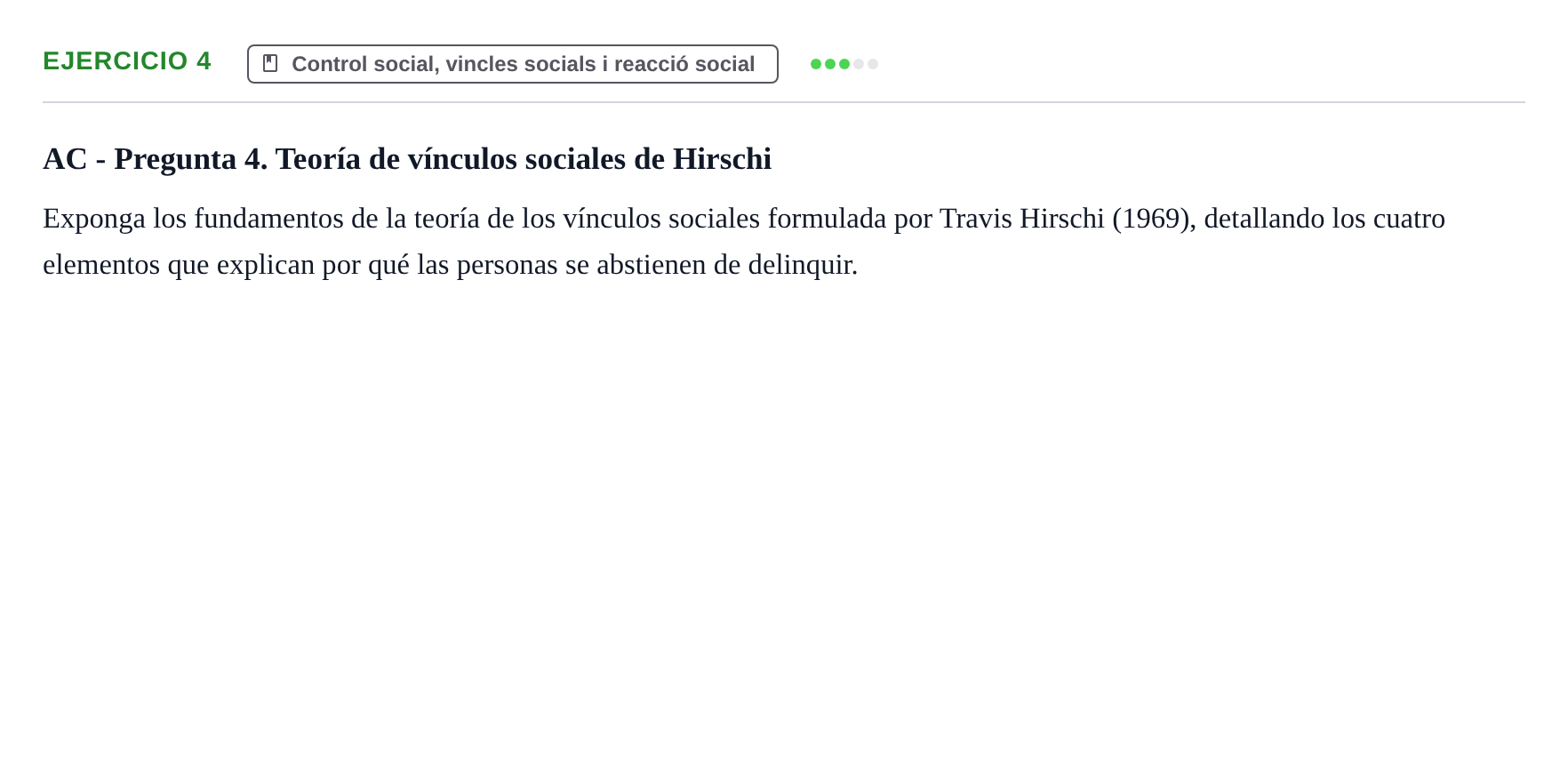 Enunciado: Problema 4 · Introducció a la Criminologia UB Examen final de síntesis (AC y AU)