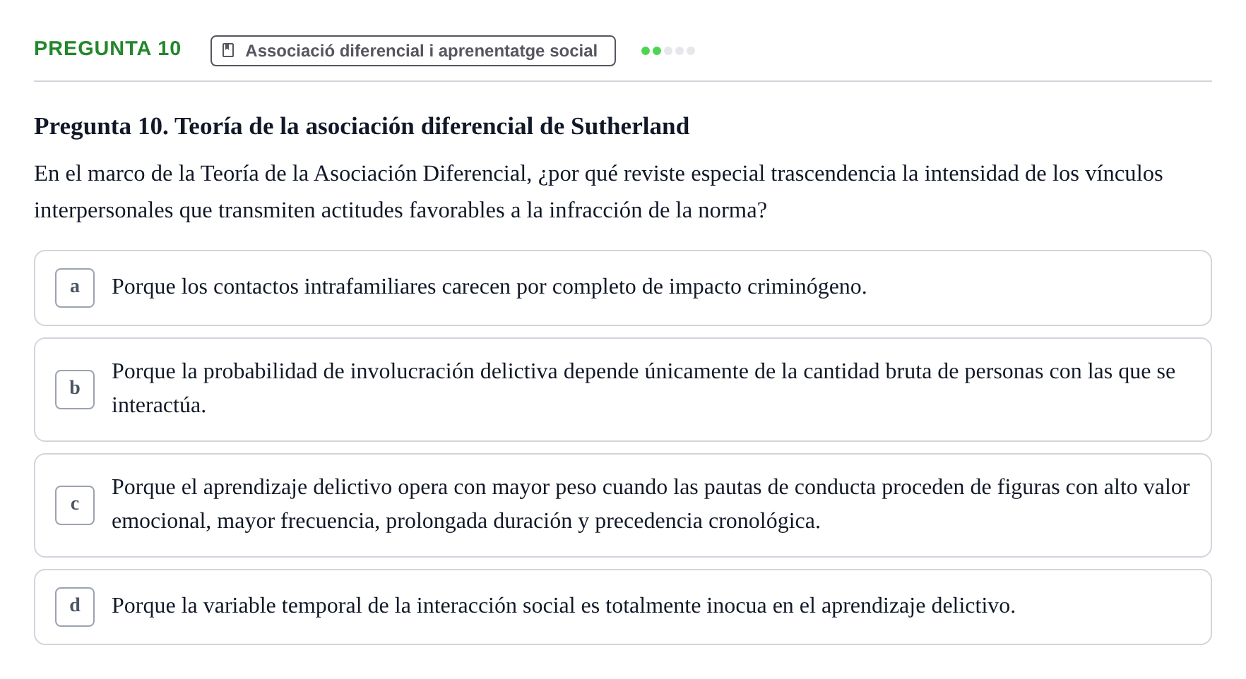 Enunciado: Pregunta 10