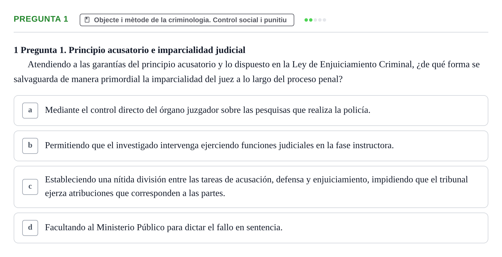 Enunciado: Pregunta 1