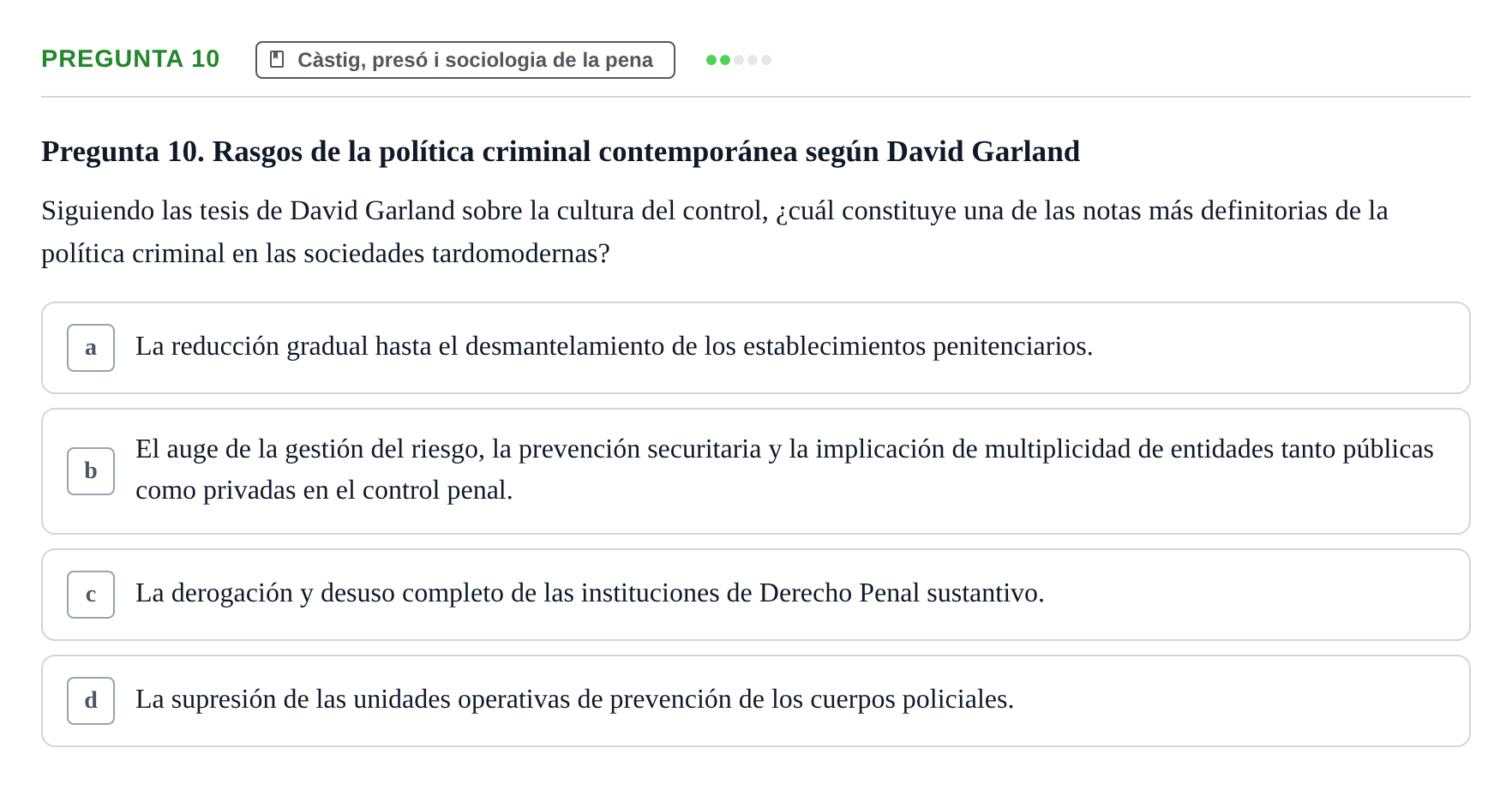 Enunciado: Pregunta 10
