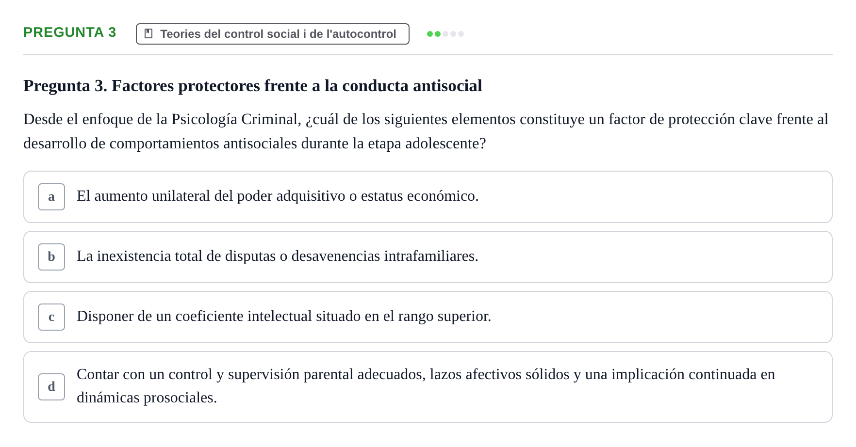 Enunciado: Pregunta 3