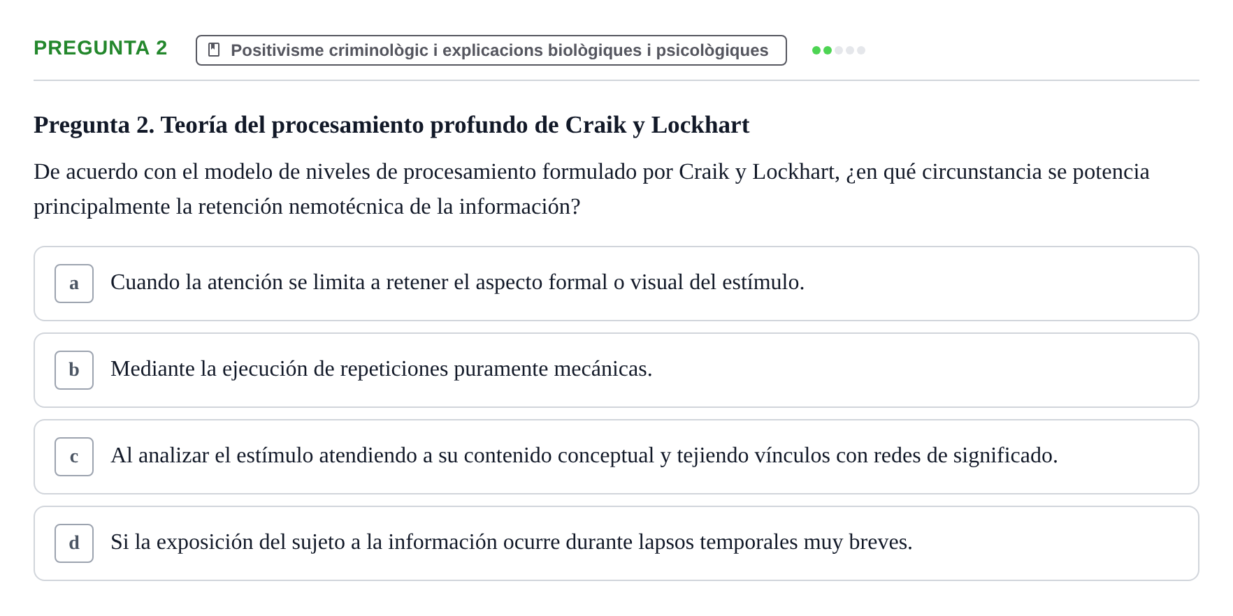 Enunciado: Pregunta 2