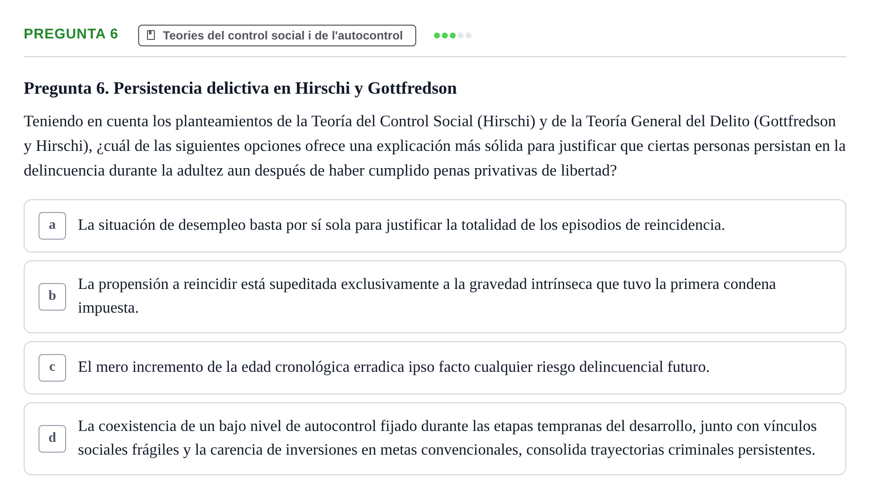 Enunciado: Pregunta 6