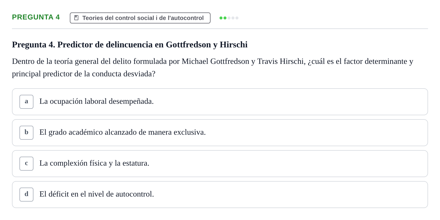 Enunciado: Pregunta 4