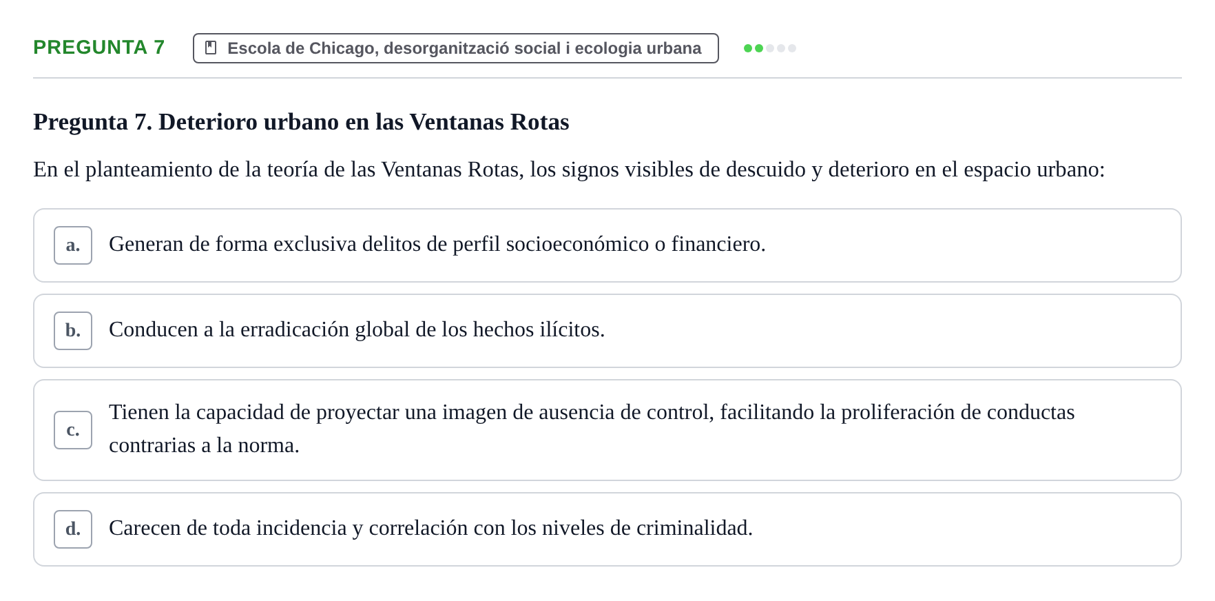 Enunciado: Pregunta 7