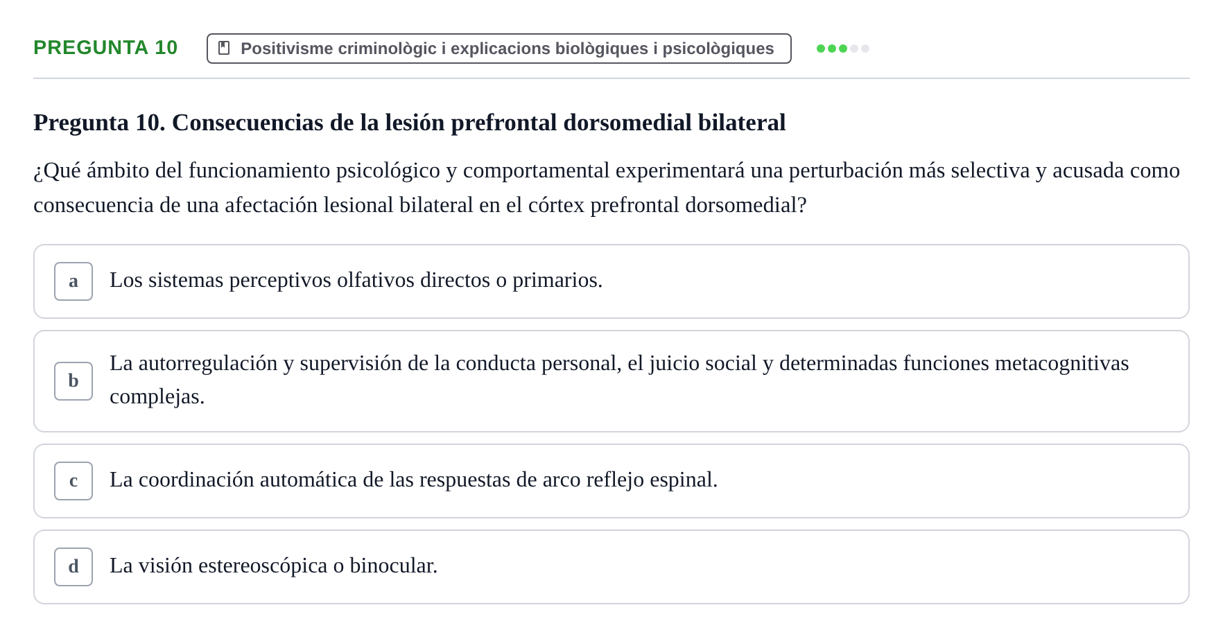 Enunciado: Pregunta 10