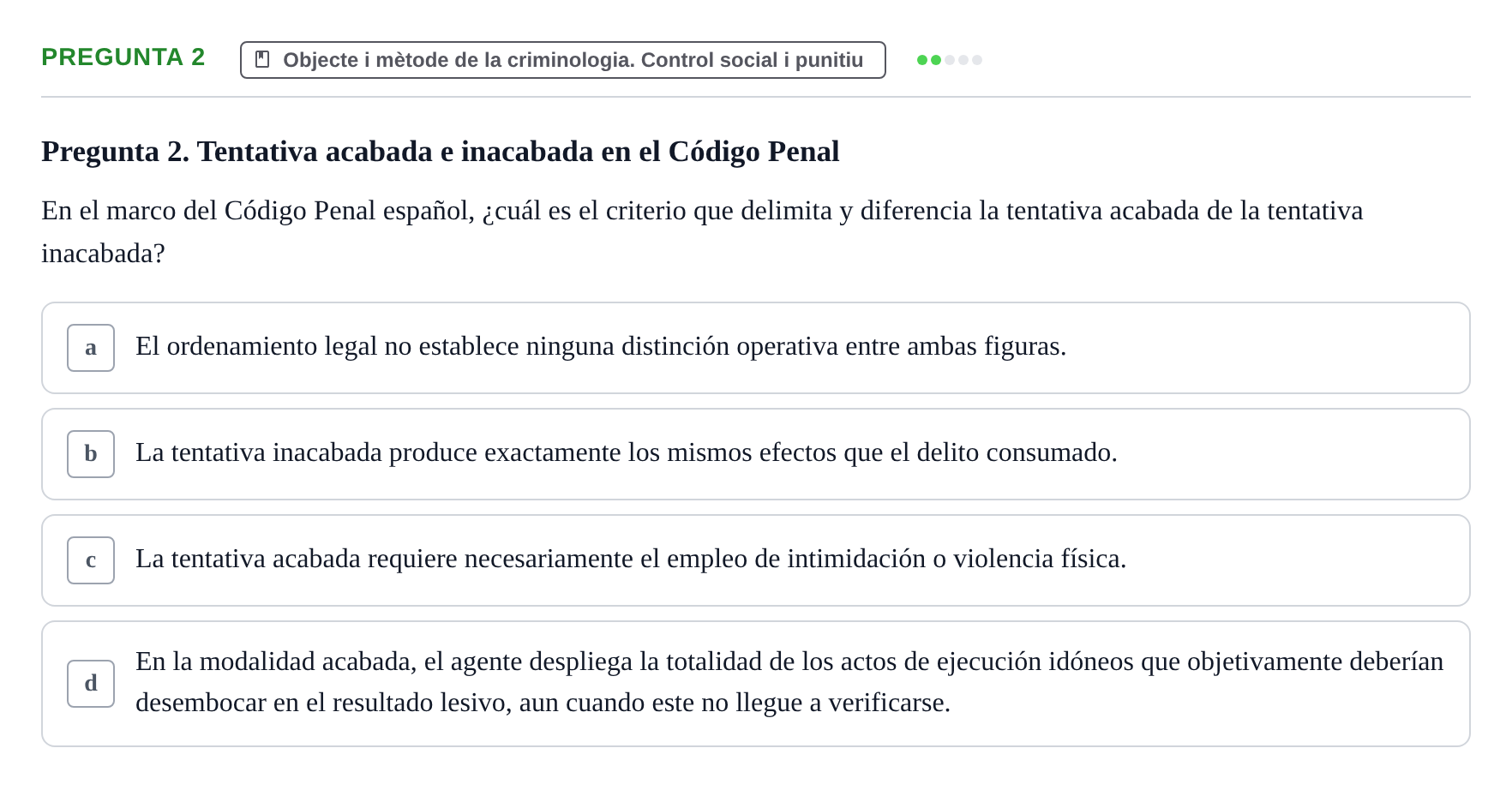 Enunciado: Pregunta 2