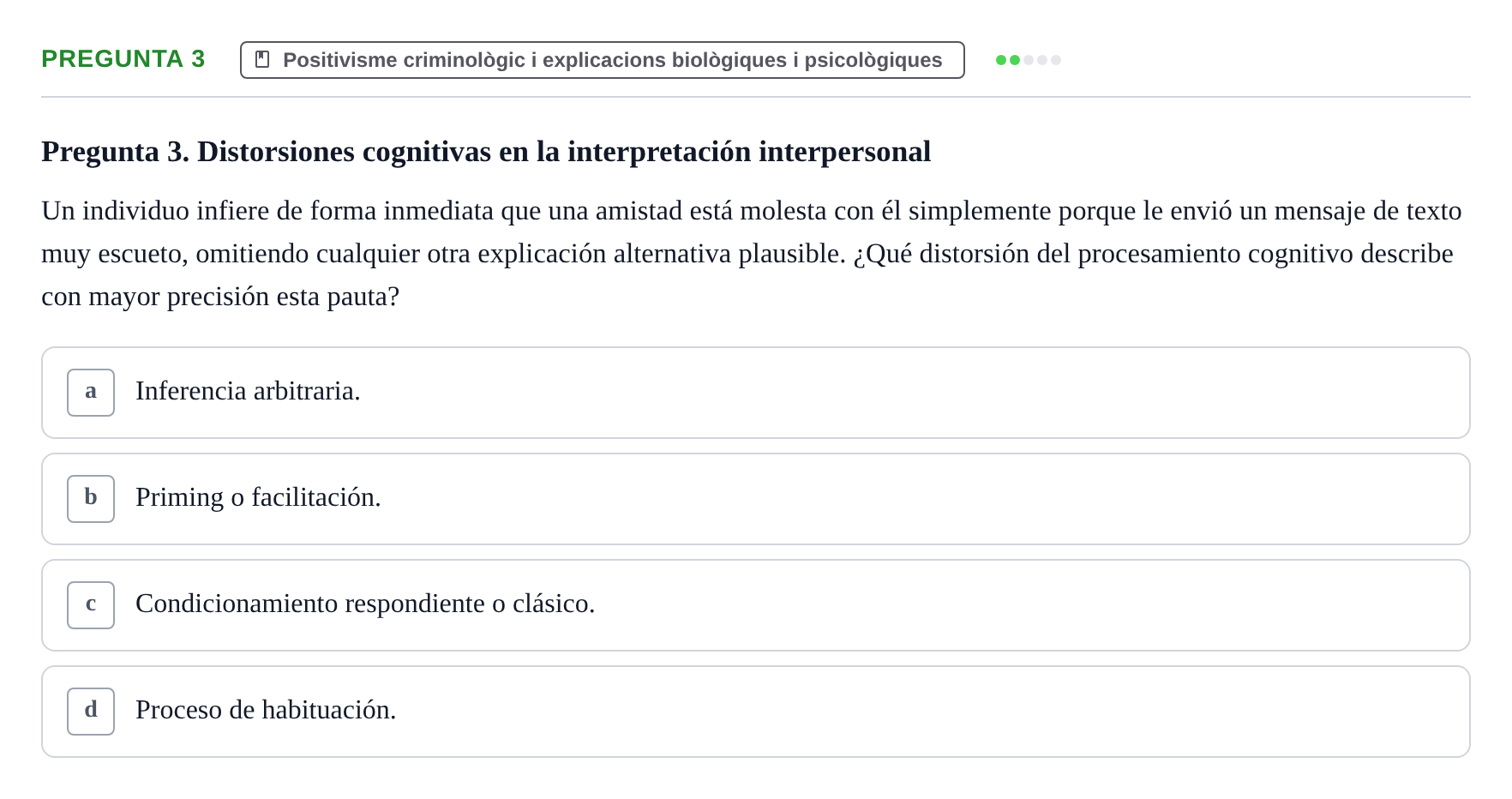 Enunciado: Pregunta 3
