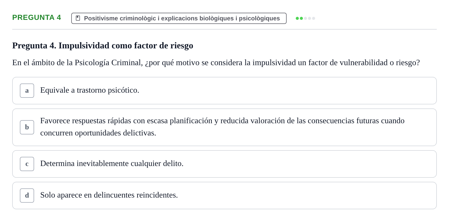 Enunciado: Pregunta 4