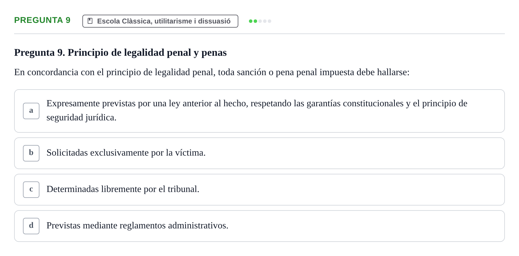 Enunciado: Pregunta 9
