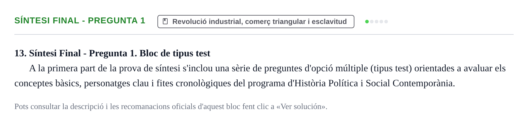 Enunciado: Ejercicio Síntesi Final - Pregunta 1 · Història Política i Social Contemporània UB Recull d'exàmens: Parcial 1, Parcial 2 i Examen de Síntesi