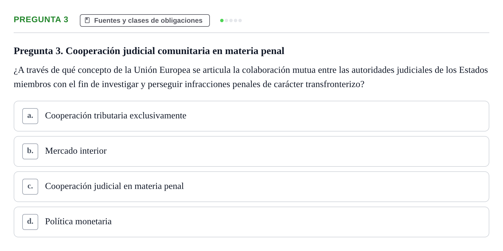 Enunciado: Pregunta 3