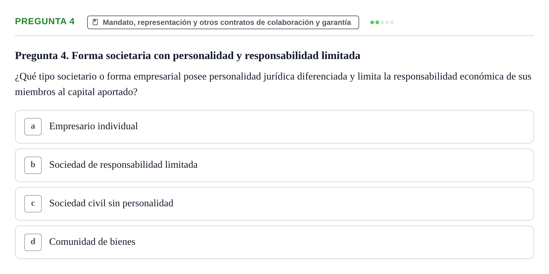 Enunciado: Pregunta 4