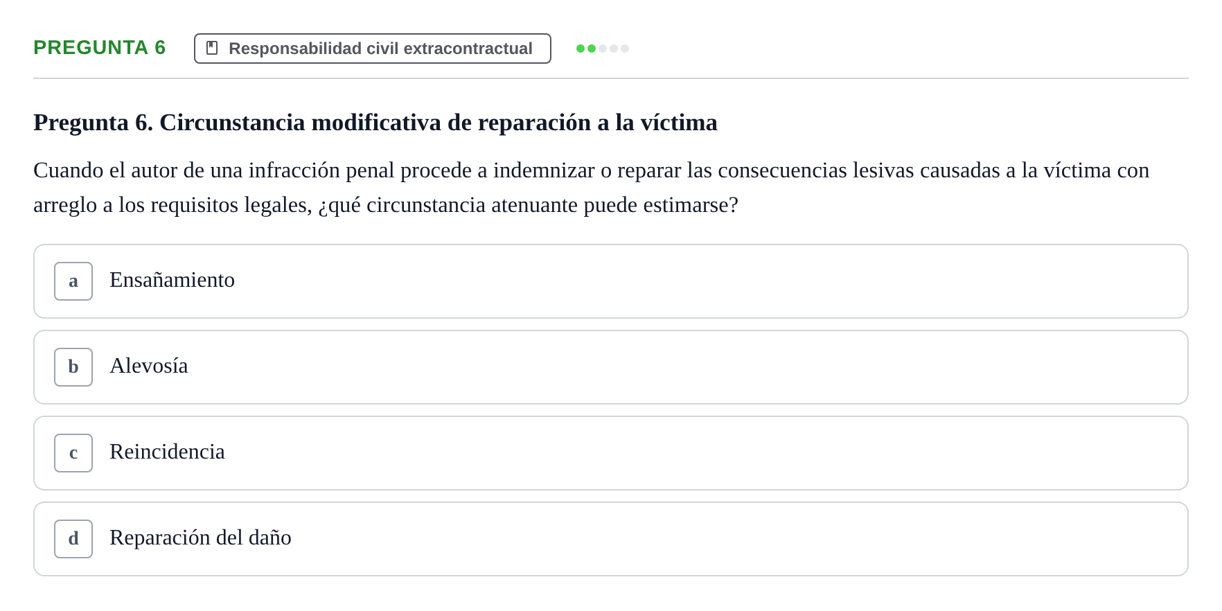 Enunciado: Pregunta 6
