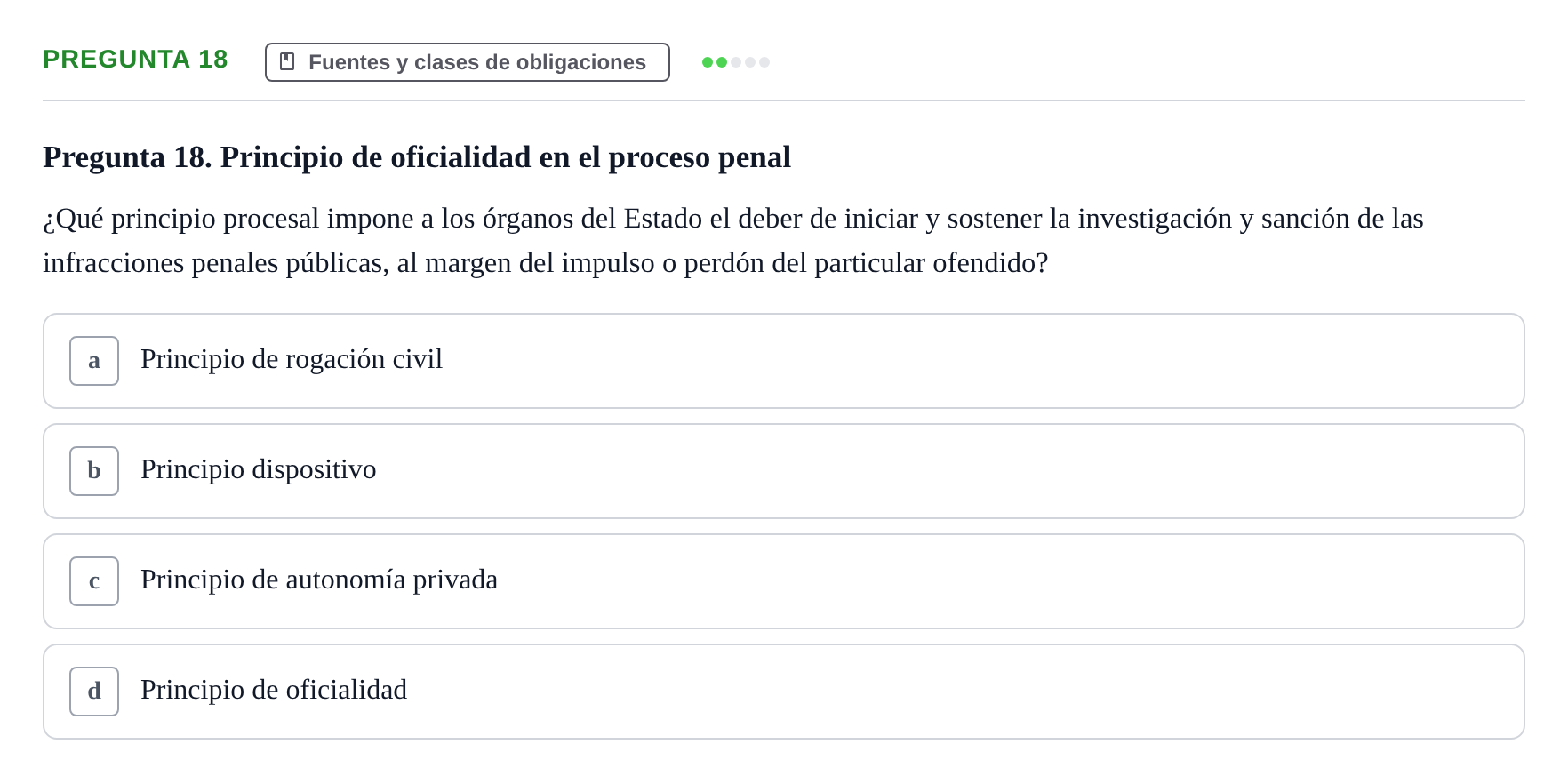 Enunciado: Pregunta 18