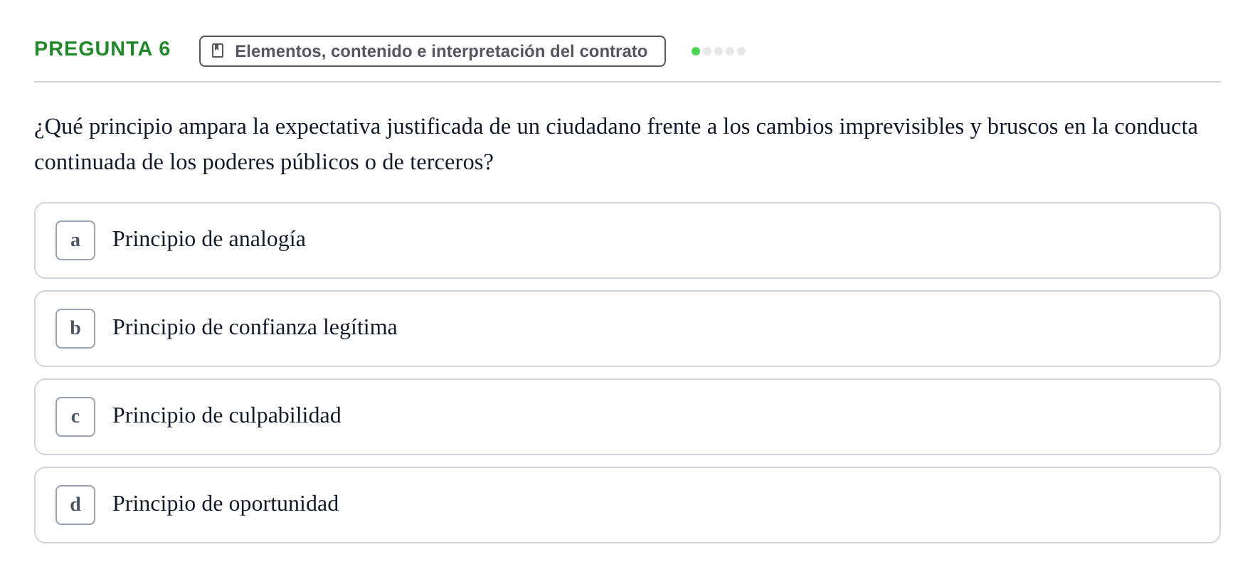 Enunciado: Pregunta 6