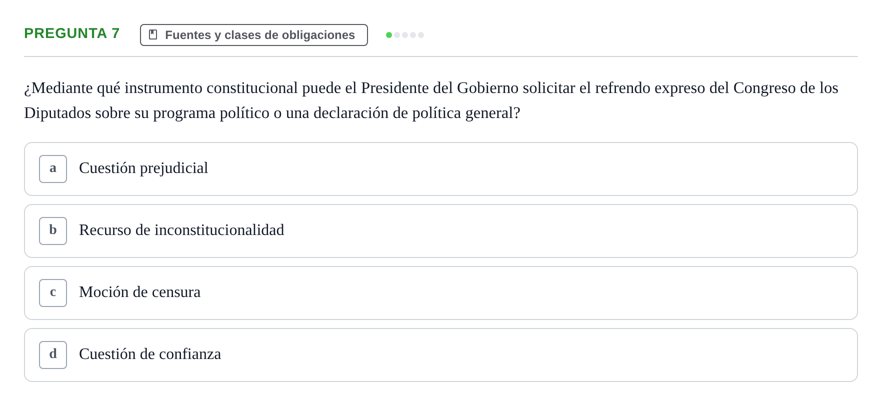 Enunciado: Pregunta 7