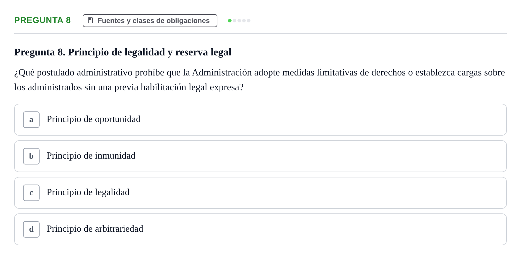 Enunciado: Pregunta 8