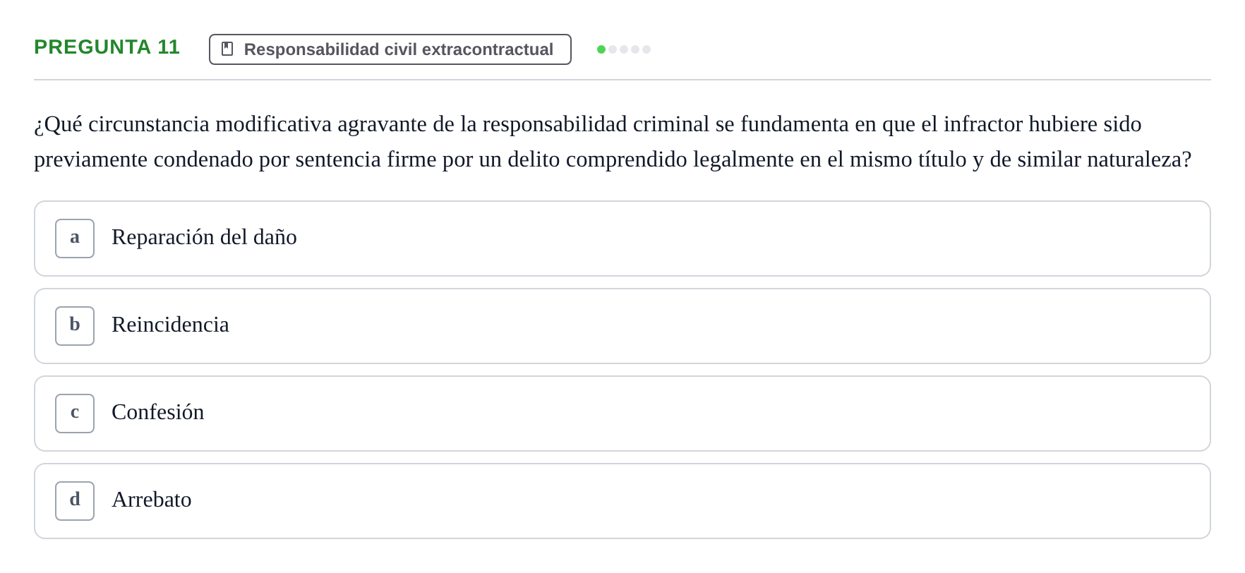 Enunciado: Pregunta 11